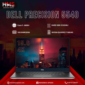 Laptop Dell precision 5540 i7 9850 H  15