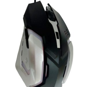 Lava Click Gaming Mouse with luminous metal back